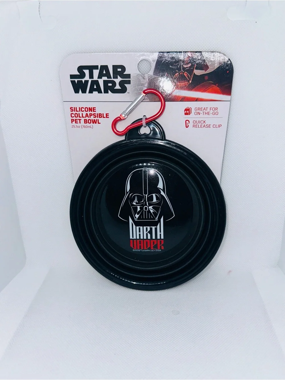 NWT Star Wars Collapsible Pet Bowl